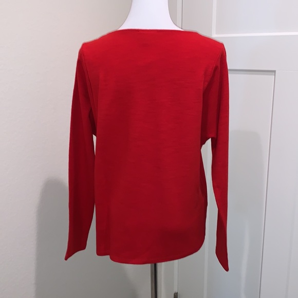 NWT J. Jill Red Sweater - Picture 5 of 15